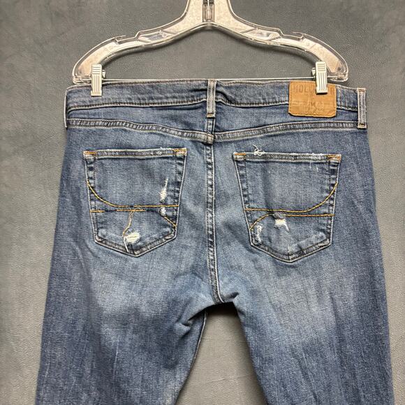 Hollister Jeans 36x32 Ripped Distressed Skater Streetwear Grunge Country Western - Picture 16 of 16